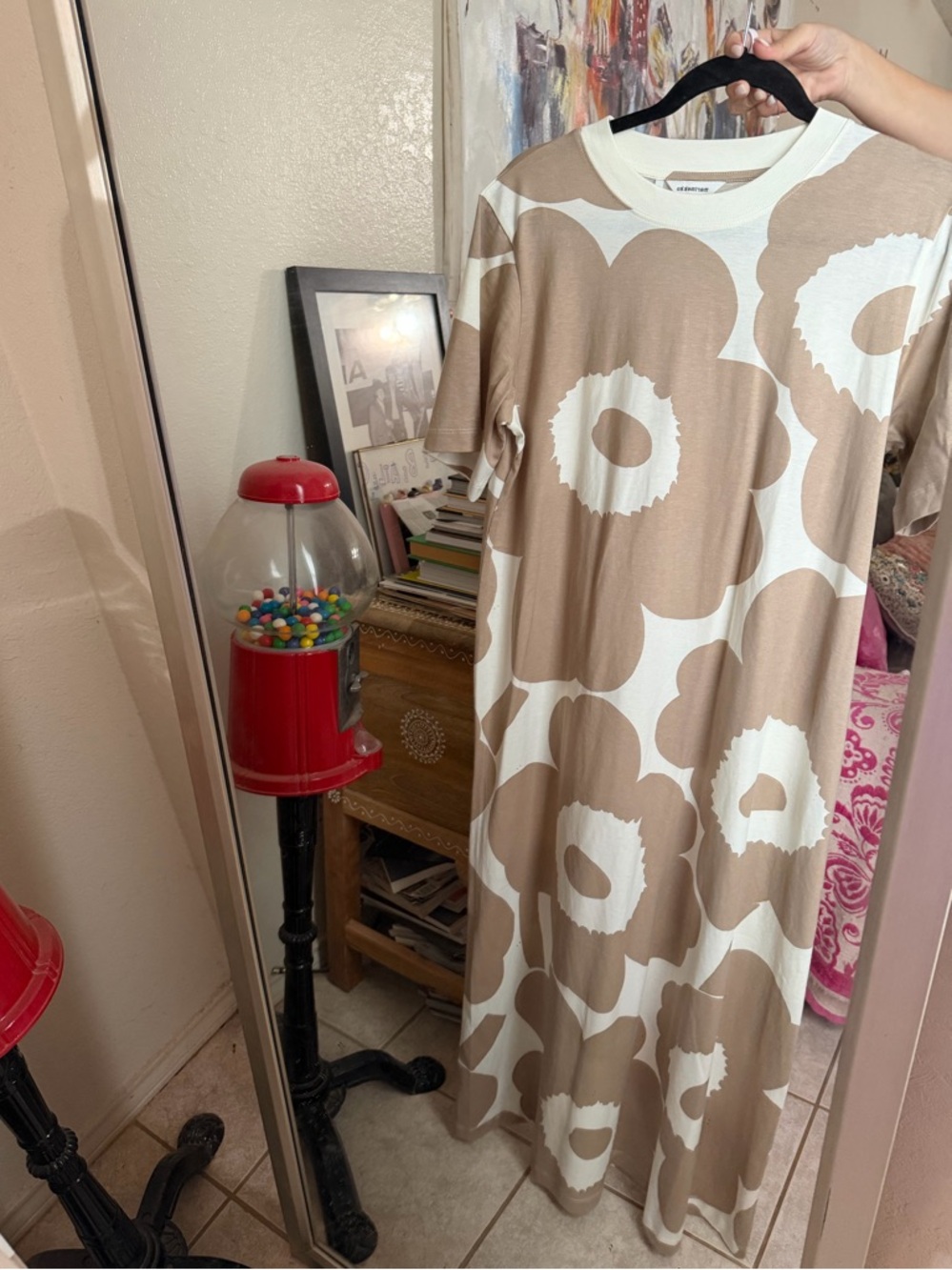 New Marimekko Pahlo Unikko midi dress - Picture 2 of 8